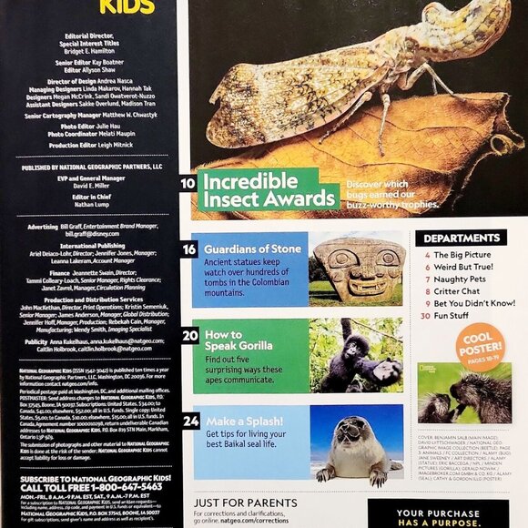 National Geographic For Kids Magazine March 2025 Issue - Picture 4 of 4